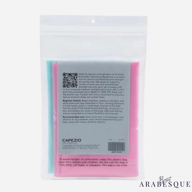 ��Bunheads �Х�إåɡ� Resistance Bands �Х�إå� �Х쥨 �쥸�����󥹥Х�� �������������Х�� 2���� 