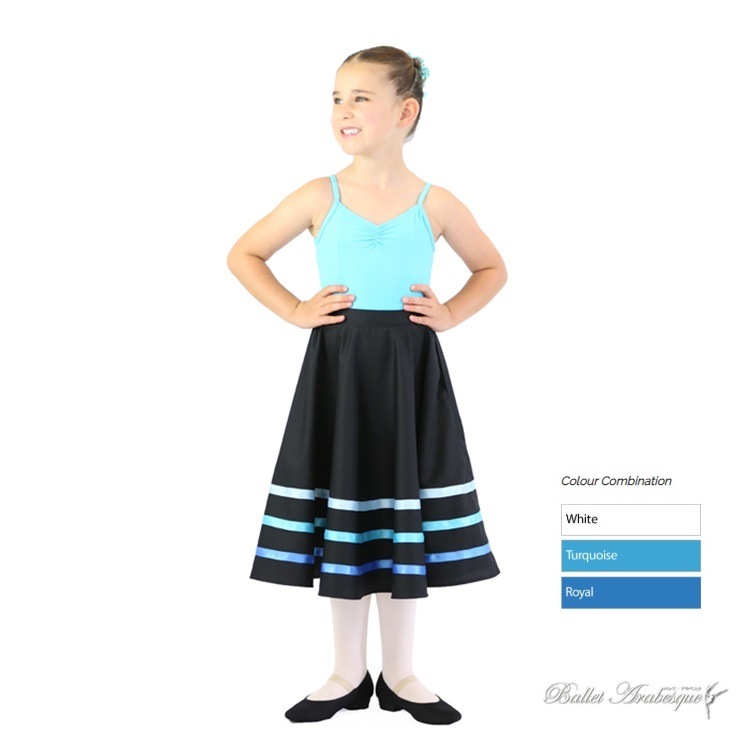 バレエアラベスクキャラクタースカート ロングスカート Rad検定用 バレエスカート アイテム別に選ぶ キッズ スカート バレエ用品 ウェアモア Wearmoi デラロミラノ Dellalo Milano