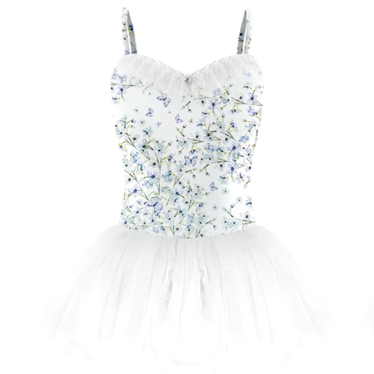 ��DANSE DE PARIS  ���󥹥ɥѥ�� �������ɥ쥹�쥪������  �Х��ե饤 �ե������Ҷ� �Х쥨 �쥪������ ���������դ� (FLORETTE TUTU R0028G BUTTERFLY)