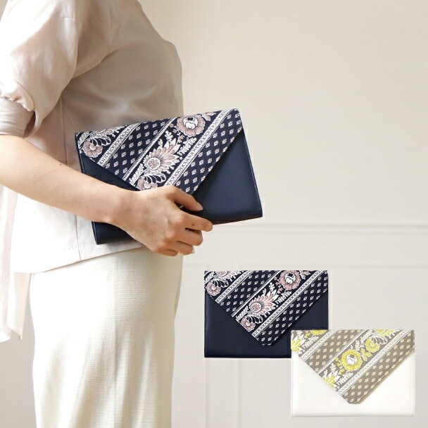 母子手帳ケース マルチケース ジャバラ 大きめサイズ フィセル　ソレイアード SOULEIADO