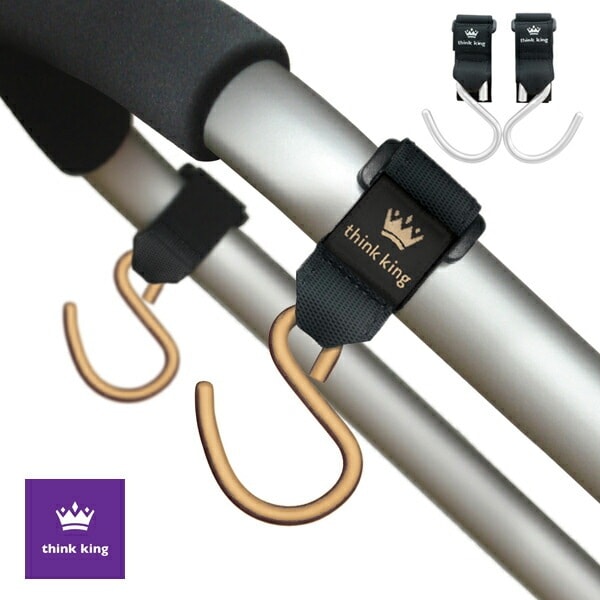 think king シンキング マイティ バギーフック ベビーカー フック ベビーカーフック ベビーカーアクセサリー 2個セット 盗難防止 あす楽 ベビーカー用フック