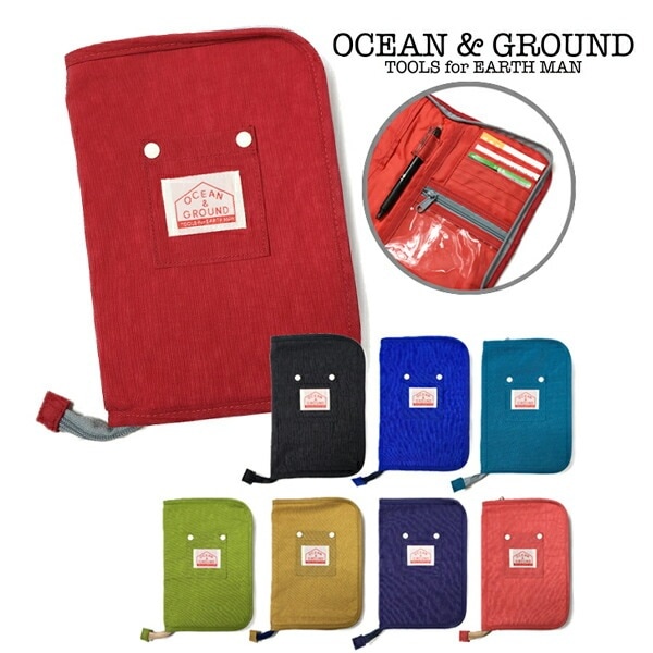オーシャン＆グラウンド　母子手帳ケース カラフル マルチケース