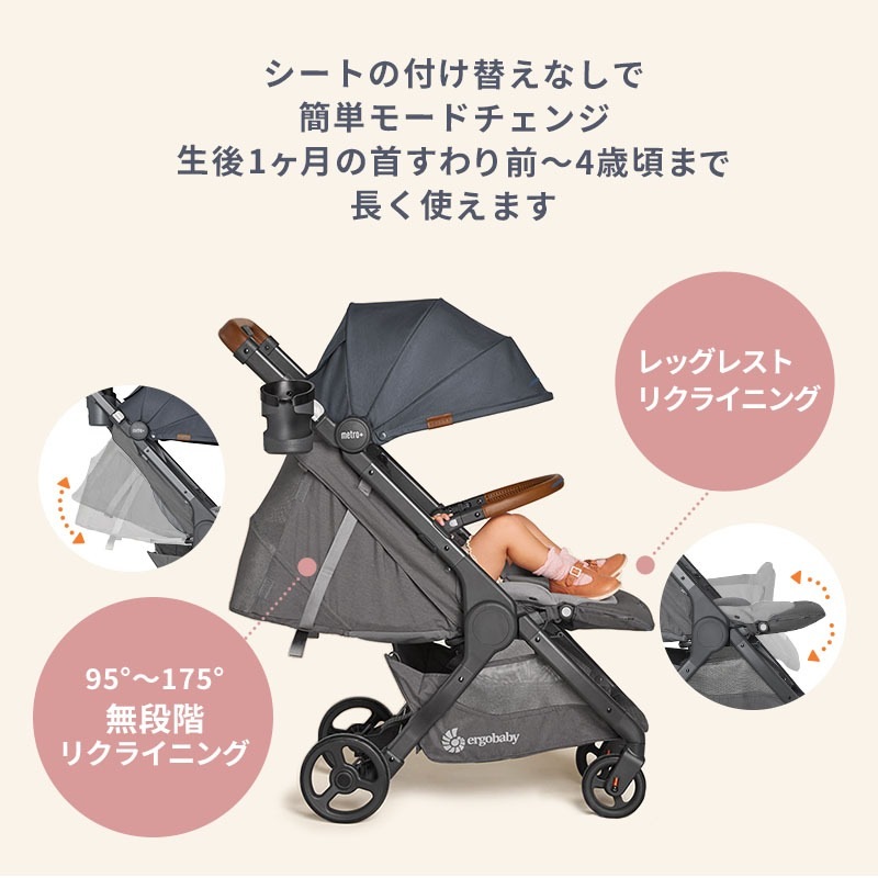 エルゴベビー ベビーカー ergobaby メトロプラスデラックス metro＋