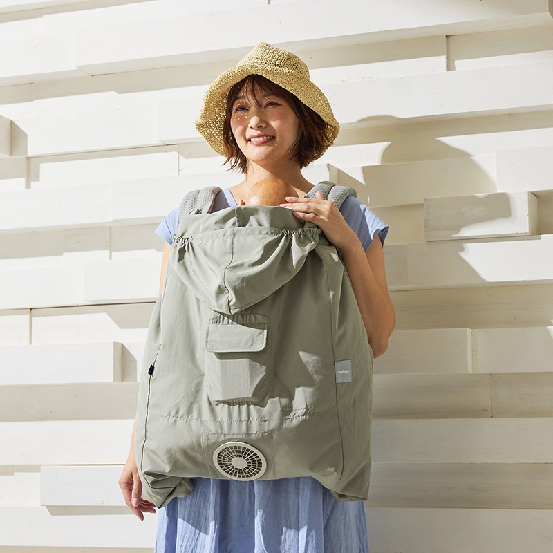 BabyHopper 空調抱っこひもカバー グレー BabyHopper 空調抱っこ