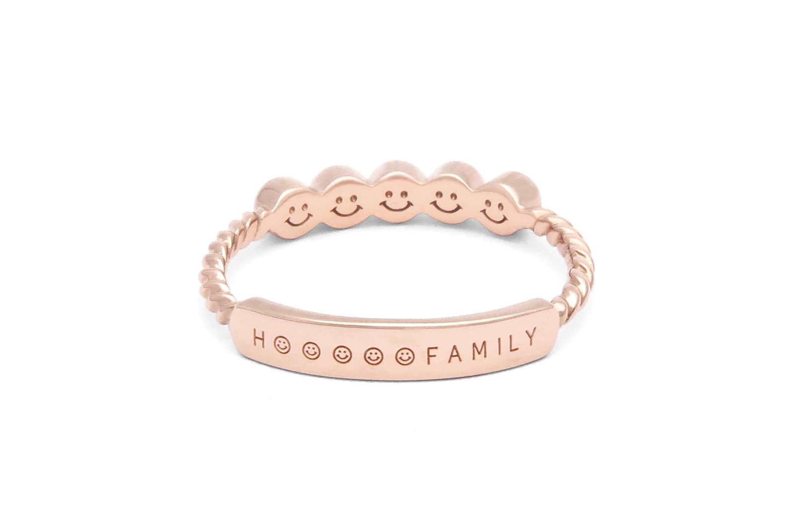 K18 ストーン5ピース<br>へその緒マムリング