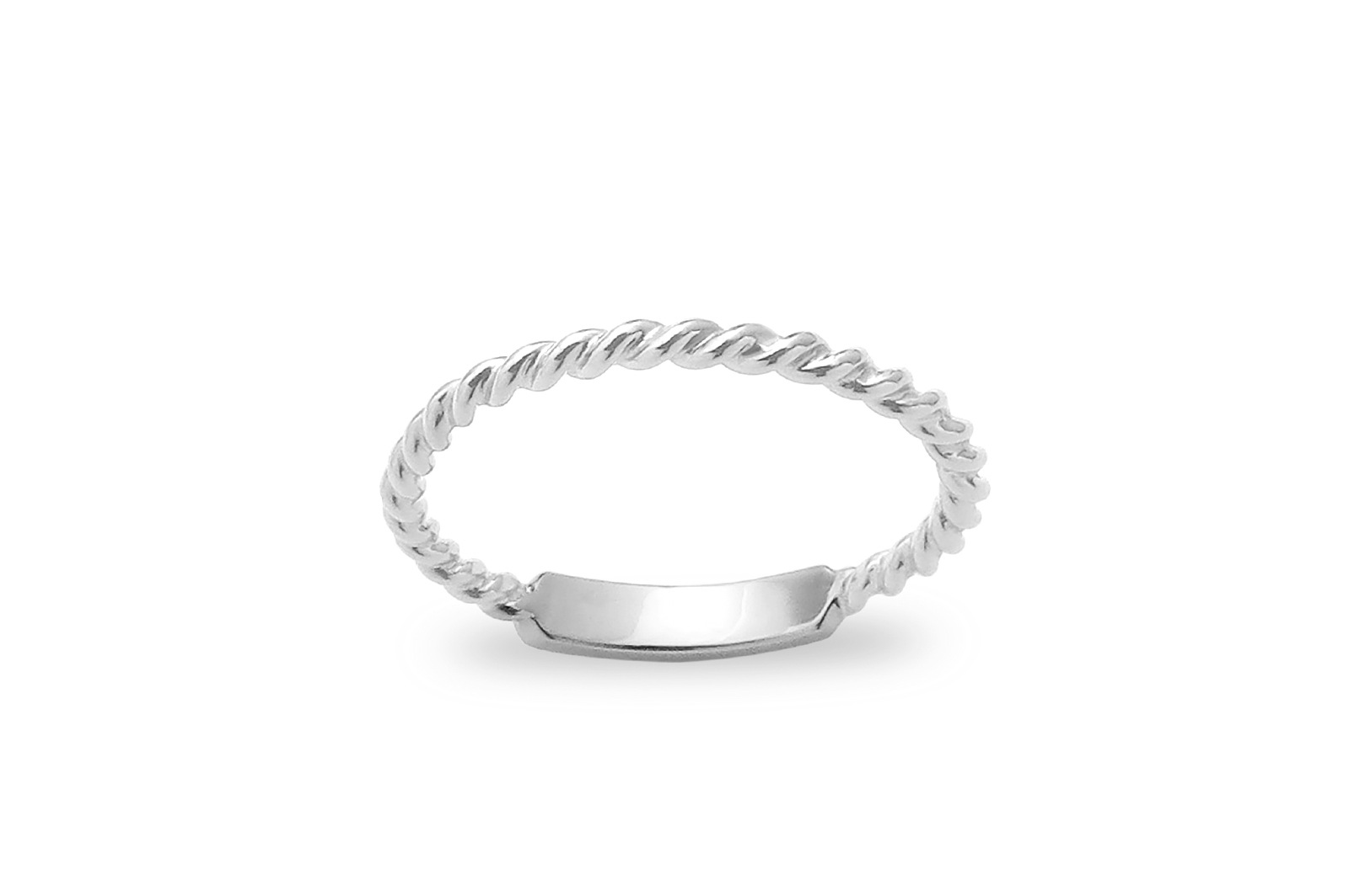 プラチナ ストーンなし<br>へその緒マムリング