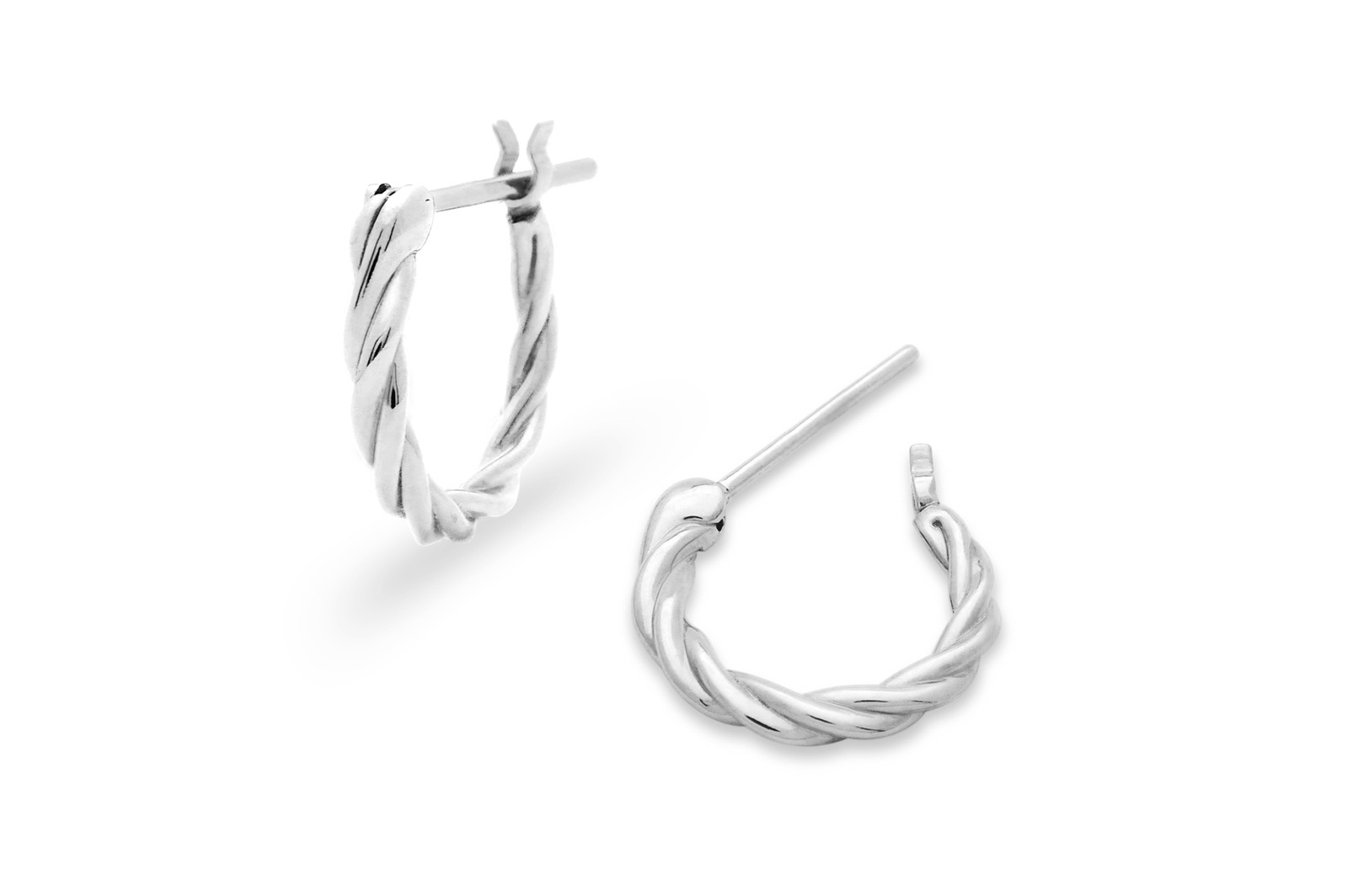 シルバー<br>へその緒ループピアス