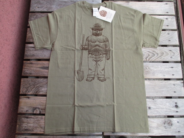 溶けベア♡Tシャツ men's men and women bear print loose short sleeveT-shirt
