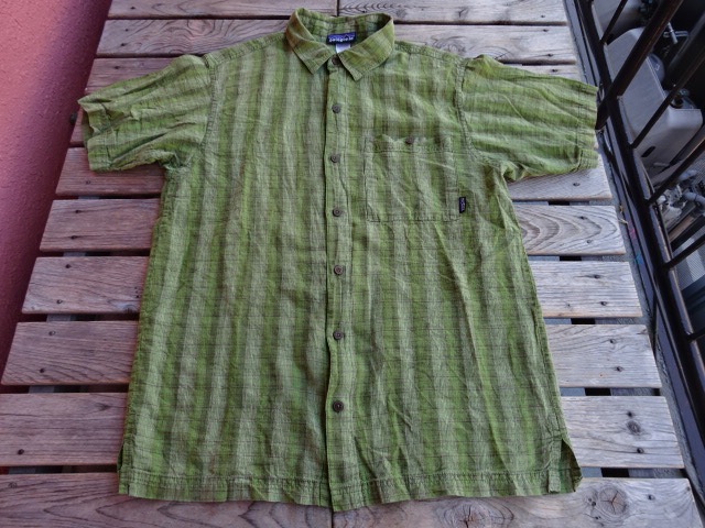 パタゴニア　MIGRATION HEMP SHIRT チェックシャツ　Mサイズ パタゴニア MIGRATION HEMP SHIRT チェックシャツ Mサイズ