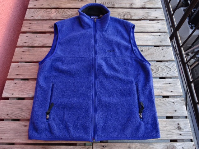 USED 96年FW USA製 パタゴニア ライトウェイトシンチラベスト 青系 M