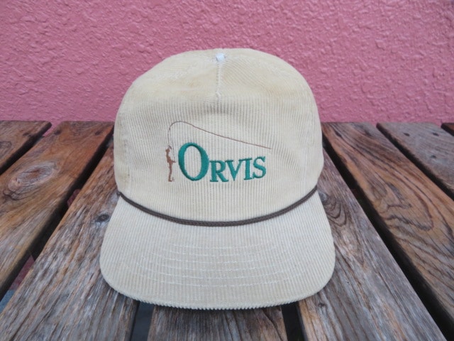 80s ORVIS コーデュロイキャップ USED 80年代 オルビス ORVIS コーデュロイキャップ 刺繍ロゴ ベージュ