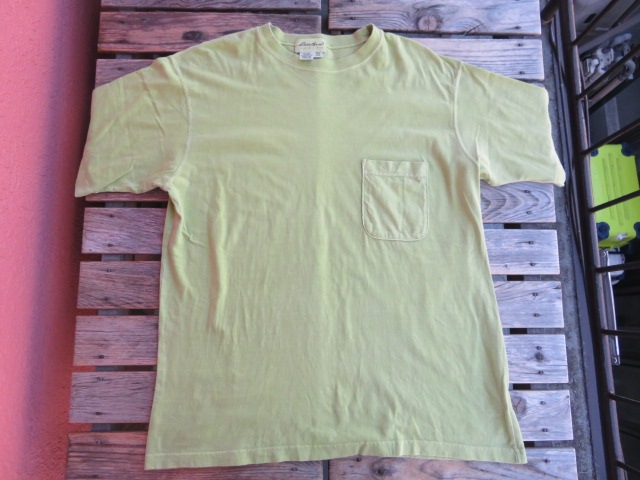 USED 90年代 USA製 エディーバウアー ピグメントポケットTシャツ