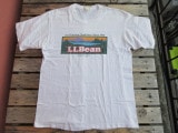 USED 90ǯ�塡�ӥ�ơ��� ��L.L.BEAN�� LL�ӡ��� USA�� �����ԥ���� �� ������L�� tsh456