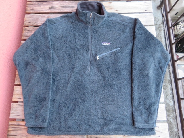 USED 01年FW製 USA製 パタゴニア R2シンプルプルオーバー ガルグレー
