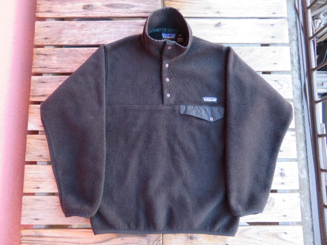 USED パタゴニア 96年FW製 シンチラスナップT 黒 XS jkz662