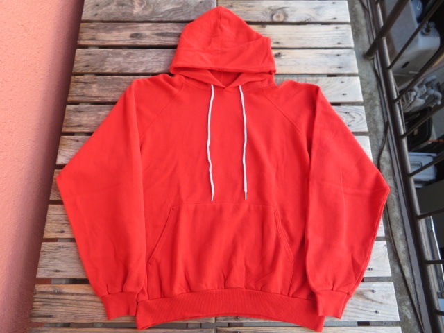 USED 80年代 USA製 ヘインズ スウェットパーカー 赤 XL!!!! sse857