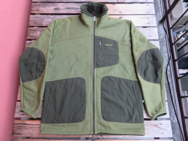 ☆'01 パタゴニア R2ジャケット (L) green spark / 刺繍タグ