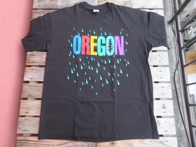 極美USED 90年代のUSA製 ビンテージ 【OREGON】 オレゴン レインT 