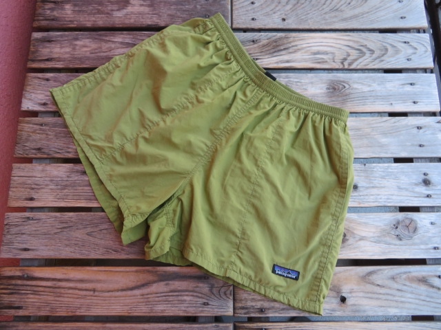 USED 2003年SS製 パタゴニア バギーズショーツ リバーモス!! L paf664