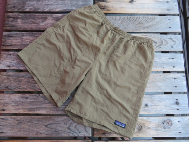 美USED パタゴニア バギーズロング 7インチ 2019年SS製 アッシュタン S