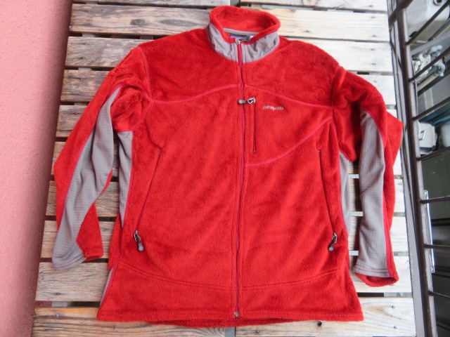 美USED パタゴニア 2003年FW USA製 R2ジャケット リオレッドヘザー XL