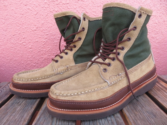 極美中古品 ラッセルモカシン USA製 サファリ SAFARI US10D shc323