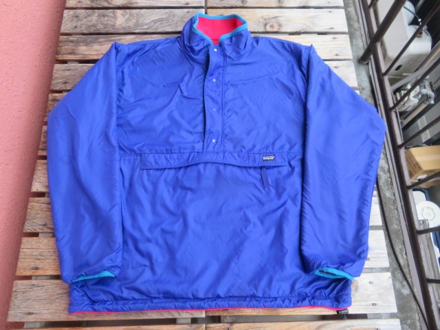 パタゴニア グリセード ティファニーブルー リバーシブル USA製 メンズ L USED 88年FW USA製 パタゴニア メンズ リバーシブルグリセード プル