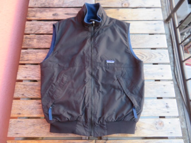 USED 95年FW製 パタゴニア シェルドシンチラベスト 黒! M jaa498