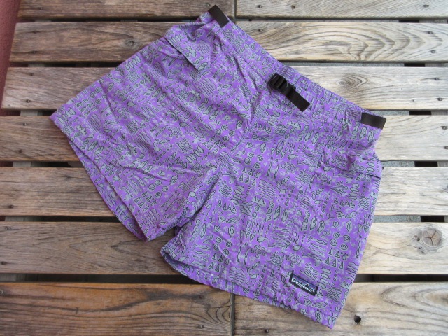 USED 92年SS製 パタゴニア リバーショーツ ウォーターグラフィックス