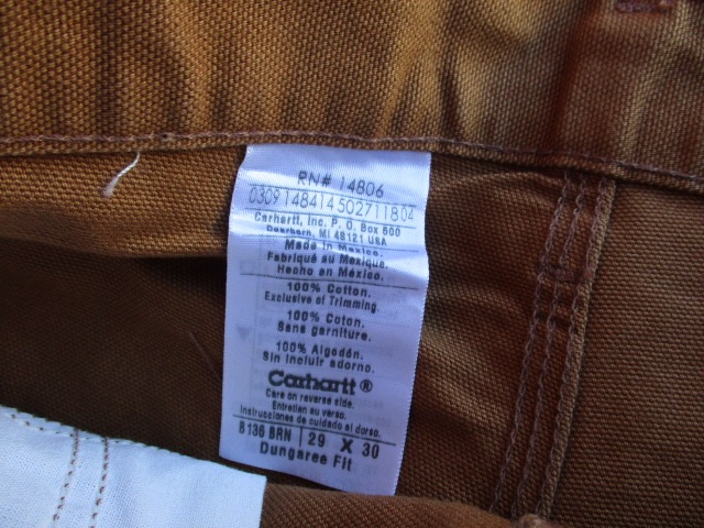 ̤������ carhartt �����ϡ��� ���֥�ˡ� �����ϡ��ȥ֥饦�� ������W29L30 2009ǯ�� pae663