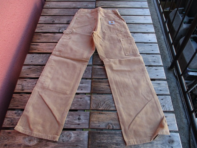 USED USA�� carhartt �����ϡ��� ���֥�ˡ� �����ϡ��ȥ֥饦�� ������ɽ�� W28 L30 2000ǯ�� pae664