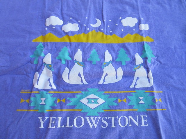 USED 80ǯ�� USA�� �����������ȡ��� �ʥ���ʥ�ѡ��� TRIBE�� WOLVES T����� �����ꥹ�� XL tsh386