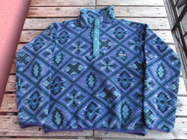 [希少] Patagonia パタゴニア 90s シンチラ クルー USA製 90s USA製 patagoniaパタゴニア シンチラ フリースジャケット 青紫 L