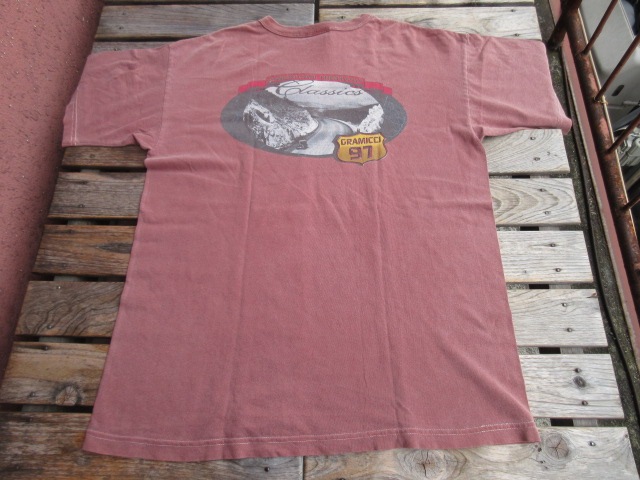 USED グラミチ 90年代USA製 囲みタグ USハイウェイ97 ピグメントT