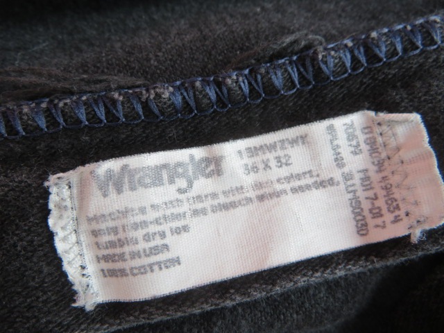 USED 90ǯ���USA�� ��󥰥顼 13MWZ �֥�å������� ������ɽ��W36 paf812