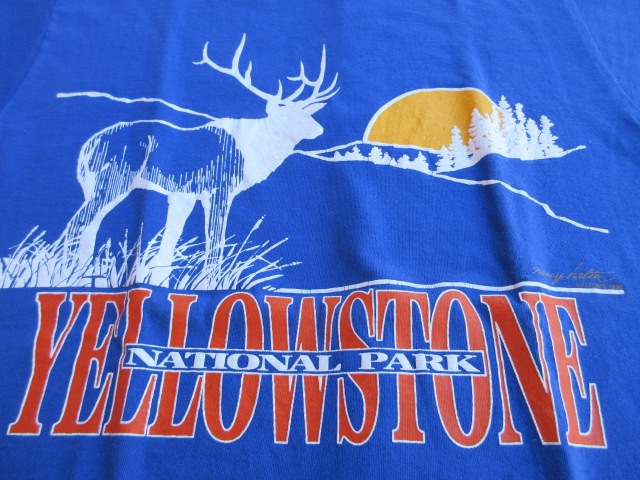 ��USED 90ǯ�� USA�� ��Yellowstone Park�� �����������ȡ��� �ʥ���ʥ�ѡ��� ���륯T����� �� M tsh209