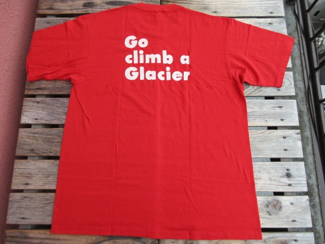 ��USED 80ǯ�� USA�� �ӥ�ơ��� ��Go Climb a Glacier�� ���졼���㡼�ʥ���ʥ�ѡ���T����� ��󥿥� �� XL tsh332
