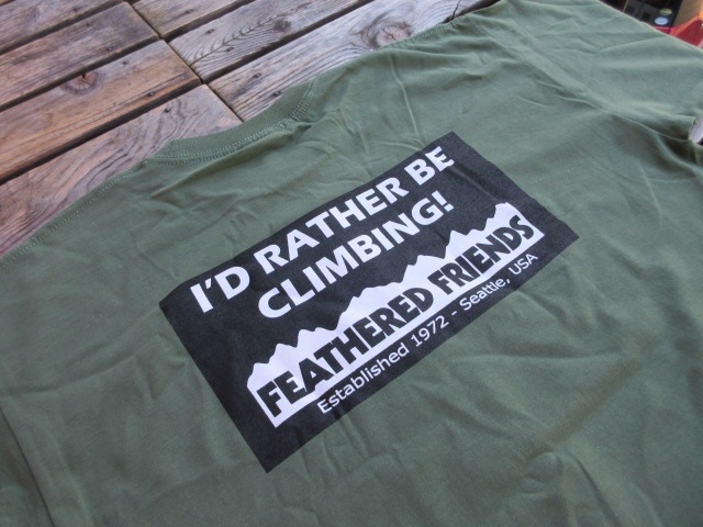 ���� ��Made in USA�� �ե������ɥե�� ��I'D RATHER BE CLIMBING�� T����� �����ߡ����꡼�� XL tsh217