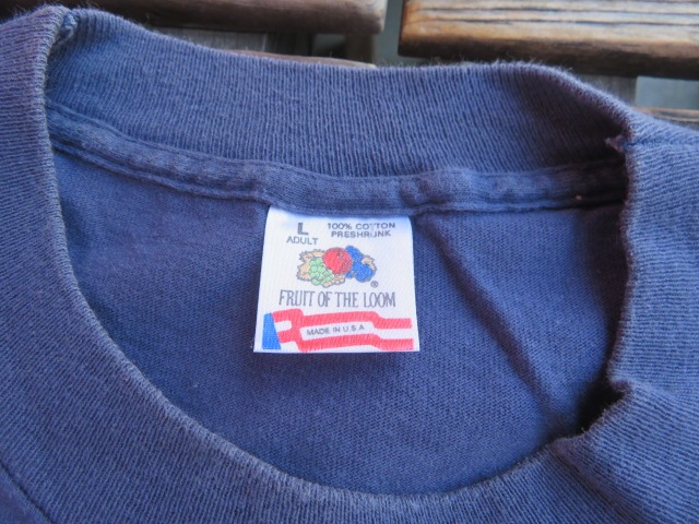 USED 90ǯ���Ƭ����USA�� �ե롼�ĥ��֥��롼�� ̵��T����� ���졼�� L tsh708