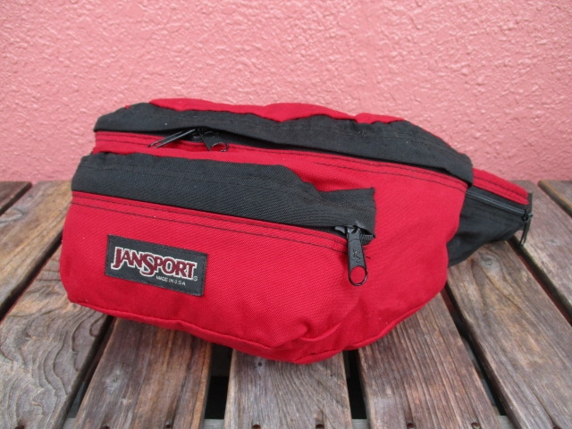 JANSPORT 90s USA製 ウエストポーチ 90s 90年代 アメリカ製 ジャンスポーツ 鞄 ウエストポーチ