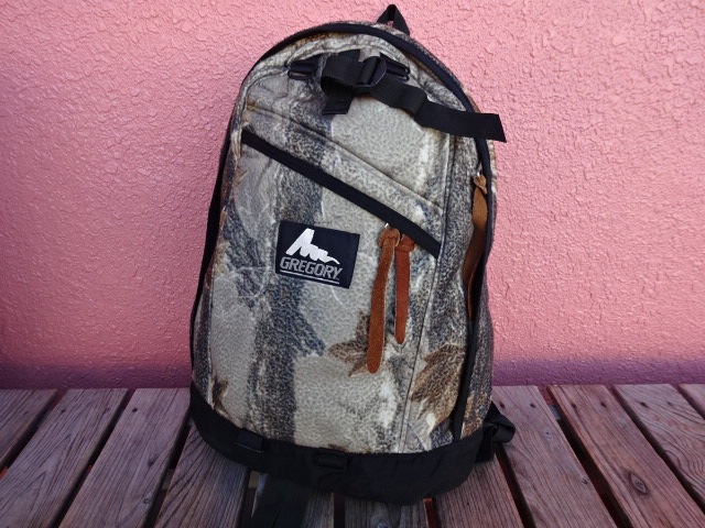 USED グレゴリー 銀文字 フリース素材のリアルツリーカモ アメリカ製