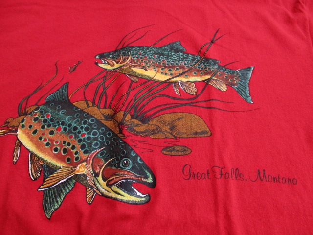 USED 90S �ӥ�ơ��� USA�� ���졼�ȥե����� ��󥿥� �ȥ饦�ȣԥ���� �� L tsg724