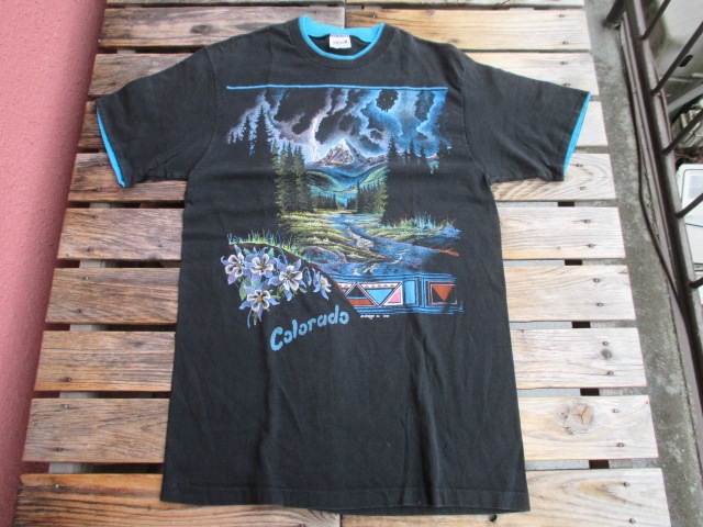 USED 90年代 USA製 コロラド Tシャツ 黒 L tsh750 | [アウトドア