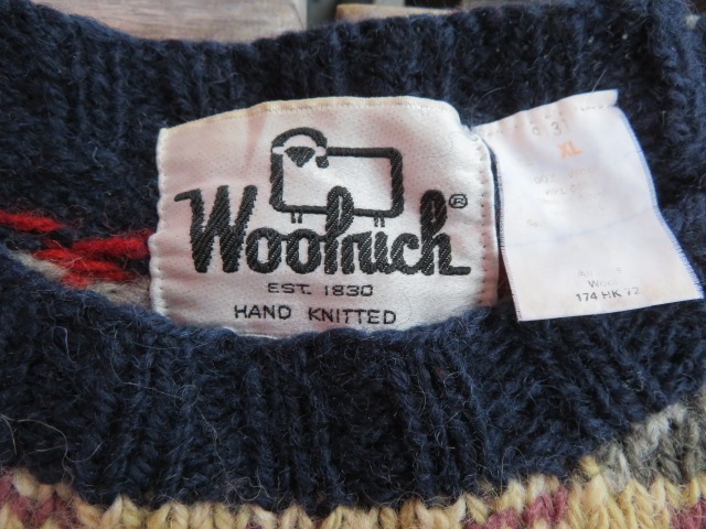 USED 90ǯ����WOOLRICH �����륻������ �ͥ��ӡ� ������XL sse045