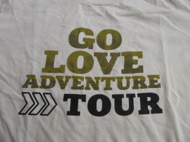 USED GO LOVE ADVENTURE TOUR �����ȥɥ��ϥ��٥��T T����� �ʥ����� �����륺M tsf753