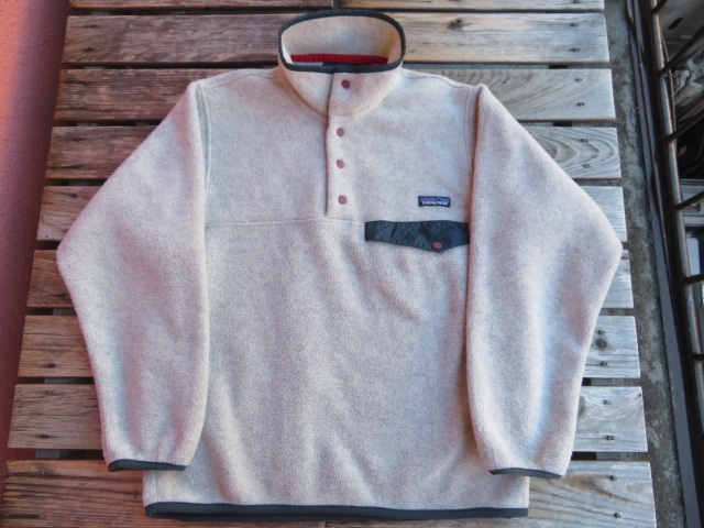 美USED パタゴニア 00年FW製 シンチラスナップT オートミールヘザー XS