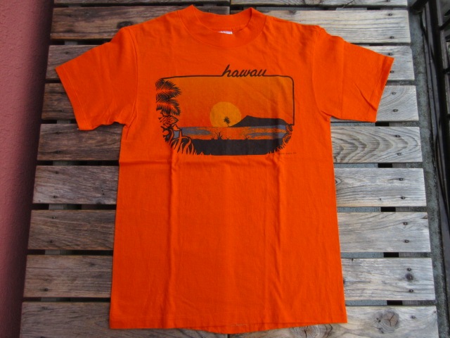 美USED 80年代 ビンテージ 【hawaii】 ハワイ ダイアモンドヘッドT