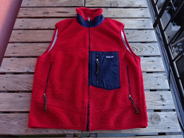 USED パタゴニア レトロXベスト 99年 USA製 バーントチリ M