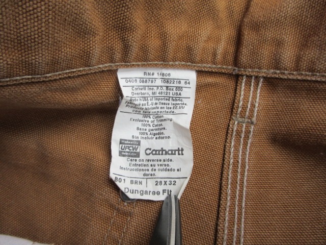 USED USA�� carhartt �����ϡ��� ���֥�ˡ� �����ϡ��ȥ֥饦�� ������ɽ�� W28 2006ǯ�� paf179