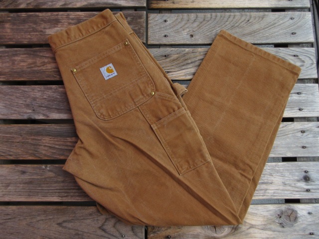 USED USA製 carhartt カーハート ダブルニー カーハートブラウン